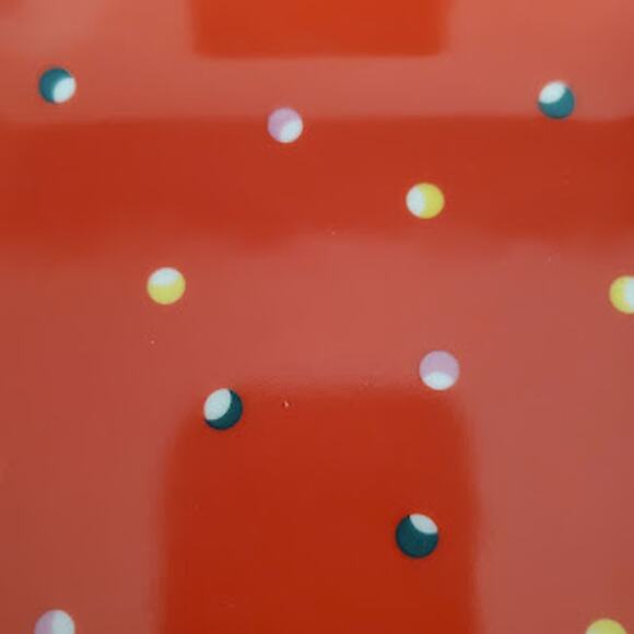 Kate Spade Lenox Christmas Red Dot Square Jewelry Tray or Table Decor - Picture 4 of 7